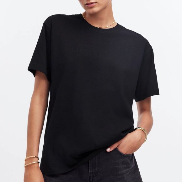 Madewell Cotton Relaxed Oversized Tee Size Large - Picture 1 of 9